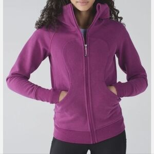 Lululemon Athletica Regal Plum Scuba Hoodie Sz 4
